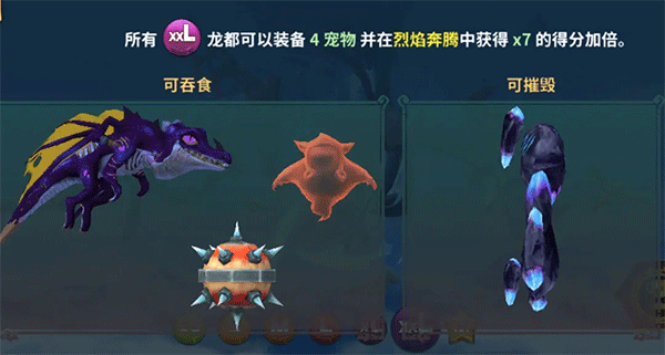 饥饿龙xxl型巨龙对比