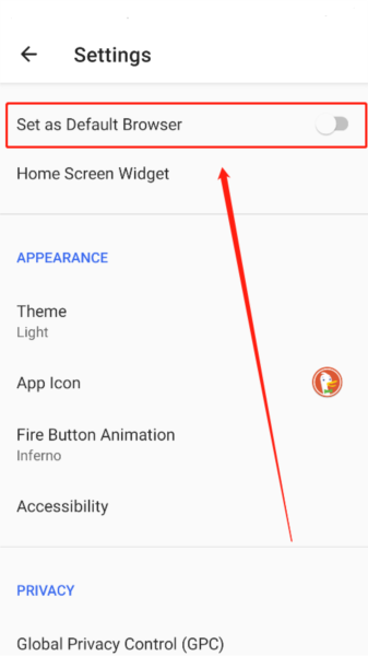 DuckDuckGo搜索引擎软件怎么设置中文截图2