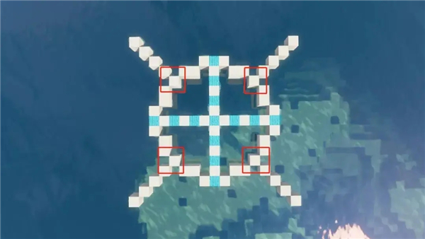 我的世界水上基地建筑教程图片4