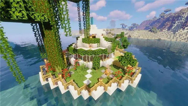 我的世界水上基地建筑教程图片18