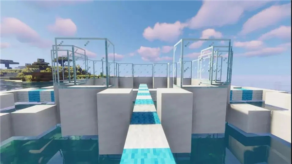 我的世界水上基地建筑教程图片6