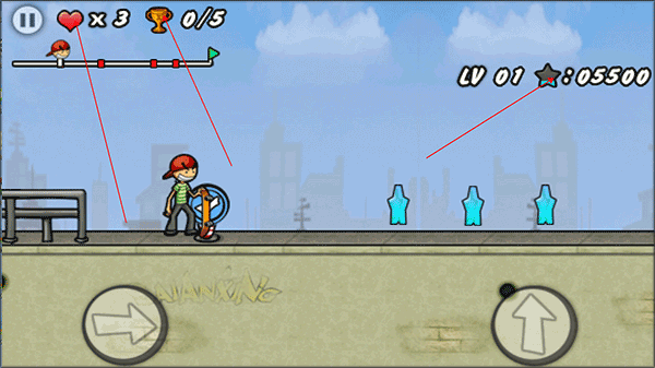 滑板小子游戏玩法