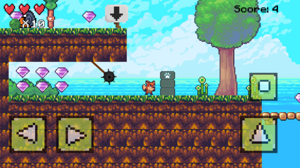 像素狐狸游戏宣传图