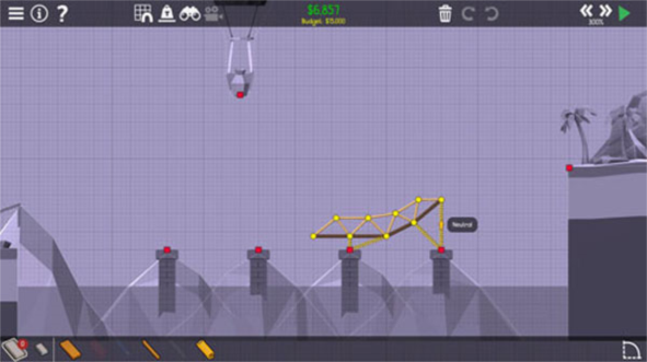 桥梁构造者2沙滩弹力车攻略图片2