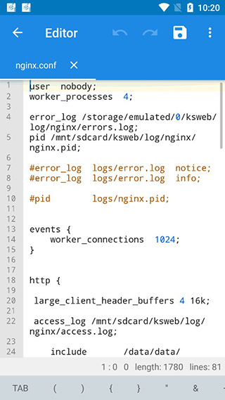 KSWEB专业版使用教程图片2