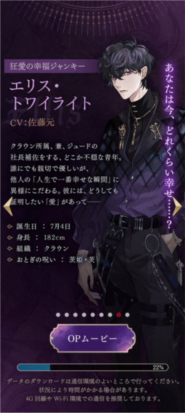 美男恶徒在暗夜中的恋爱角色介绍8