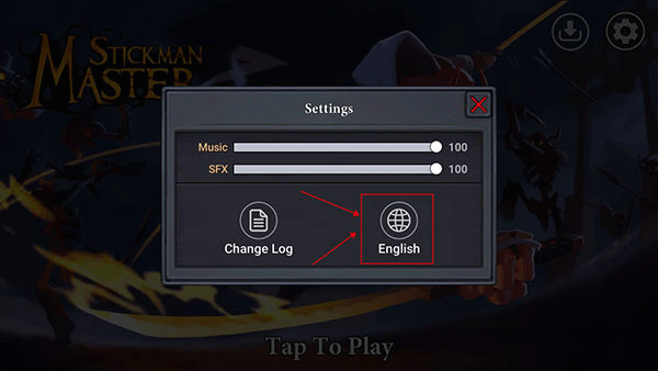 火柴人大师怎么设置中文图片2