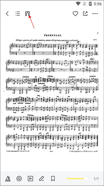 乐其爱乐谱app如何打开演奏模式