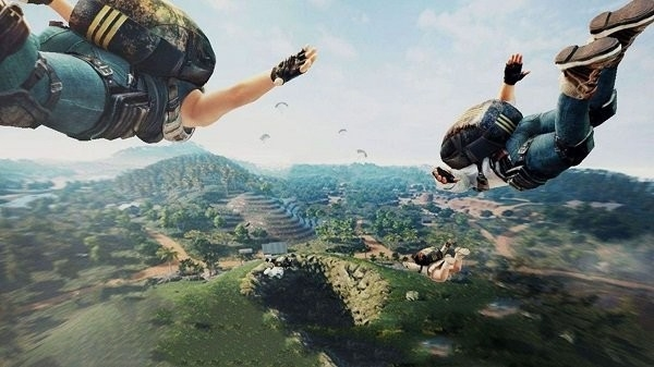 跳伞吃鸡战场游戏截图1