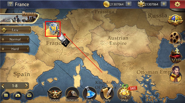 大战争欧洲征服者游戏玩法图片2